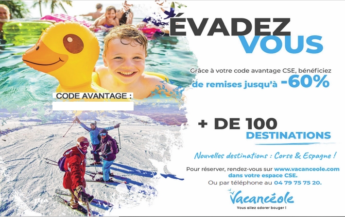 reduction vacanceole