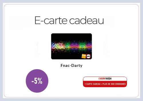 reduction e-carte cadeau fnac